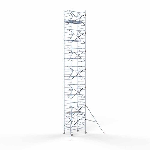 Euroscaffold Rolsteiger Professional 135 x 190 x 14,2m werkhoogte + enkele voorloopleuning