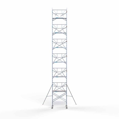 Euroscaffold Rolsteiger Professional 135 x 190 x 14,2m werkhoogte + enkele voorloopleuning