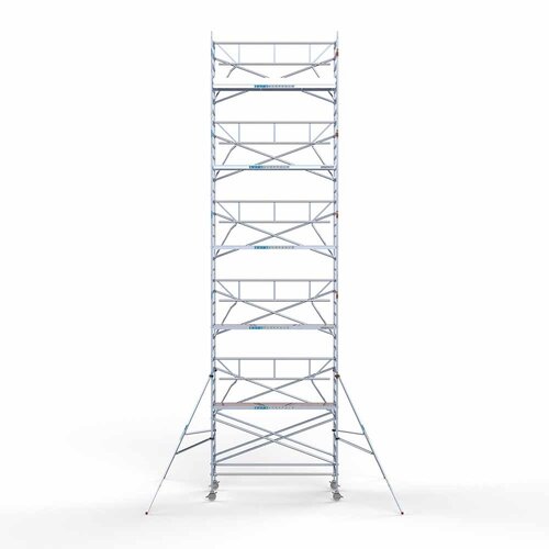 Euroscaffold Rolsteiger Professional 135 x 305 x 12,2m werkhoogte + enkele voorloopleuning