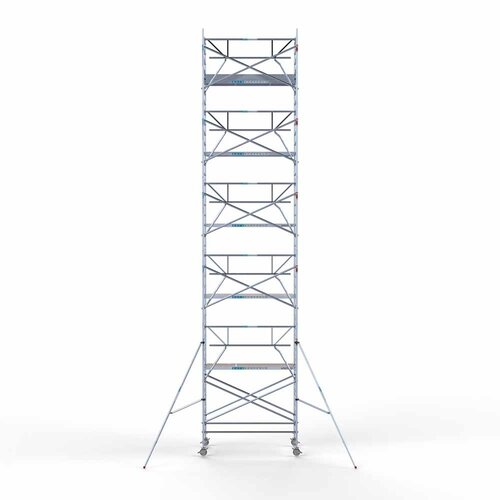 Euroscaffold Rolsteiger Professional 135x250 12,2m werkhoogte enkele voorloopleuning