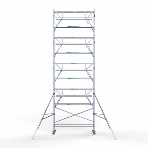Euroscaffold Rolsteiger Professional 75 x 305 x 10,2m werkhoogte incl. dubbele voorloopleuning