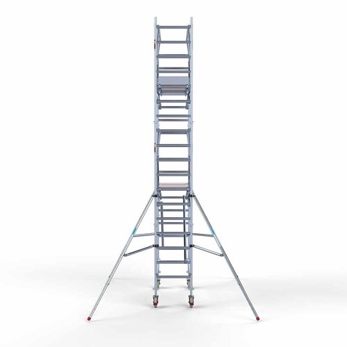 Euroscaffold Rolsteiger Professional 75 x 190 x 6,2m werkhoogte incl. dubbele voorloopleuning