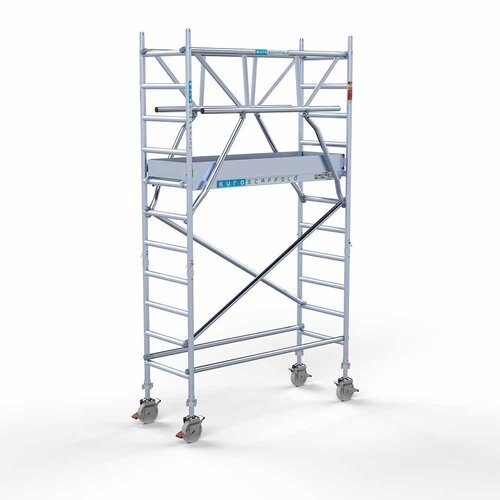 Euroscaffold Rolsteiger Professional 75 x 190 x 4,2m werkhoogte + dubbele voorloopleuning