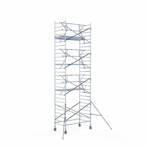 Euroscaffold Rolsteiger Professional 135 x 250 x 9,2m werkhoogte + enkele voorloopleuning