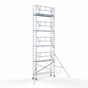 Euroscaffold Rolsteiger Professional 75 x 305 x 10,2m werkhoogte + enkele voorloopleuning Euroscaffold Rolsteiger Professional 75 x 305 x 10,2m werkhoogte + enkele voorloopleuning