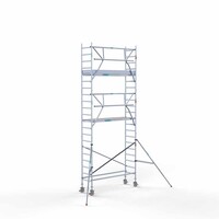 Euroscaffold Rolsteiger Professional 75 x 250 x 7,2m werkhoogte + enkele voorloopleuning