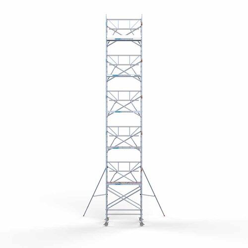 Euroscaffold Rolsteiger Voorloopleuning Enkel 135 x 190 x 12,2 meter werkhoogte