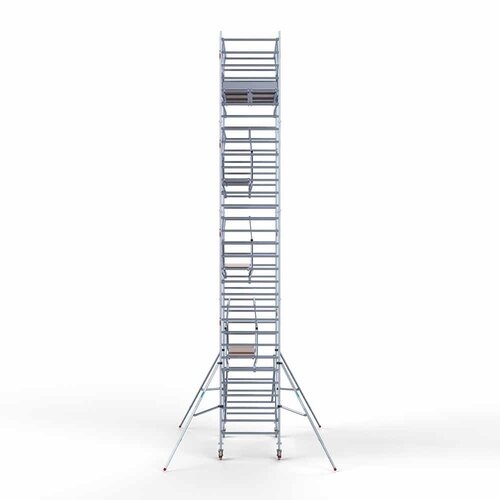 Euroscaffold Rolsteiger Voorloopleuning Dubbel 135 x 250 x 10,2 meter werkhoogte