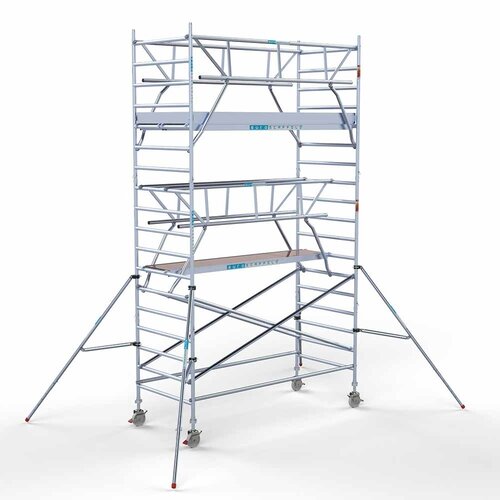 Euroscaffold Rolsteiger 135 x 305 x 6,2 meter werkhoogte incl. dubbele voorloppleuning