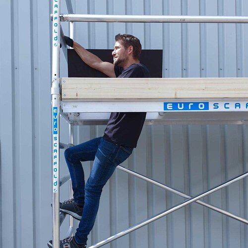 Euroscaffold MEGA DEAL: Basis rolsteiger 135 x 250 x 6,2m werkhoogte