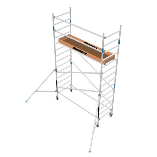 Alumexx Rolsteiger Alumexx Basic 90 x 190 x 5.20m werkhoogte met carbon platformen