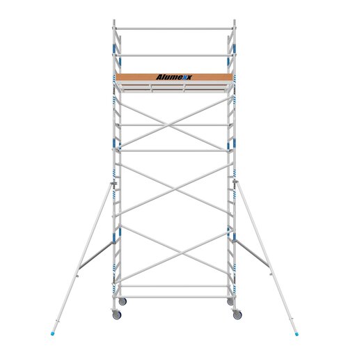 Alumexx Rolsteiger Alumexx Basic 90 x 190 x 7.20m werkhoogte met carbon platformen