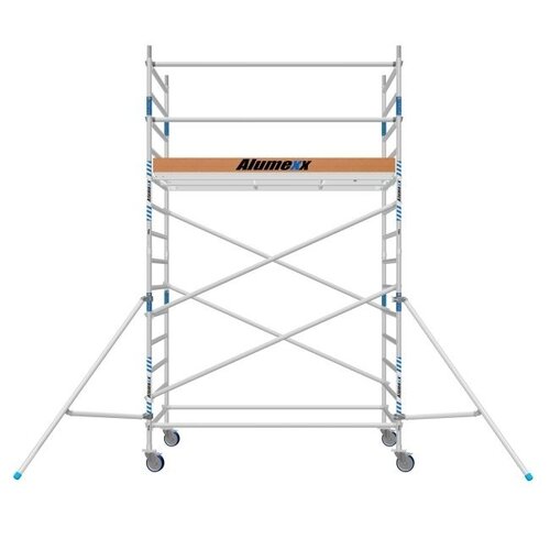 Alumexx Rolsteiger Alumexx Basic 135 x 190 x 6.20m werkhoogte met carbon platformen