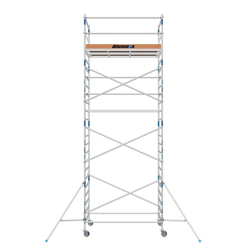 Alumexx Rolsteiger Alumexx Basic 135 x 190 x 8.20m werkhoogte met carbon platformen