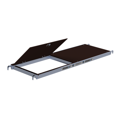 Alumexx ALX Platform 190 met luik carbondeck