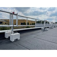 RSS Dakrandbeveiliging RSS Dakrandbeveiliging Plat dak Compact (60 cm) set 8 meter