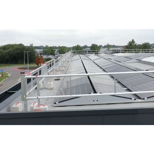 RSS Dakrandbeveiliging RSS Dakrandbeveiliging Plat dak Compact (60 cm) set 8 meter