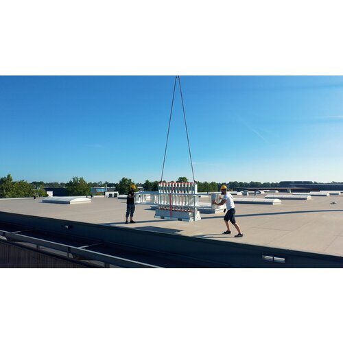 RSS Dakrandbeveiliging RSS Dakrandbeveiliging Plat dak Compact (60 cm) set 8 meter