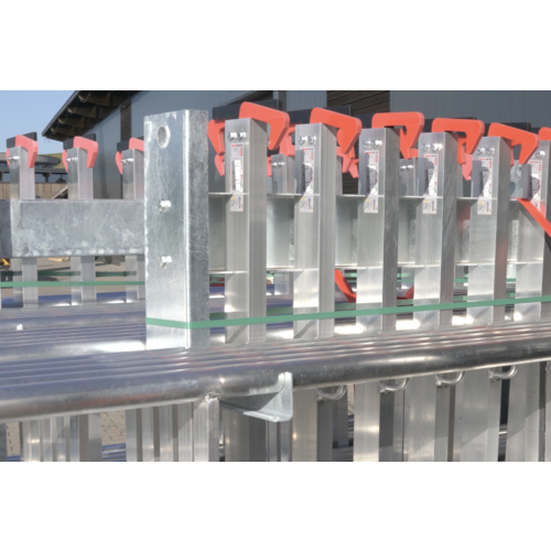 RSS Dakrandbeveiliging RSS Dakrandbeveiliging Plat dak Compact (60 cm) set 8 meter