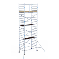 Alumexx Steigeraanhanger 250 + Alumexx rolsteiger 135x250x8,2m werkhoogte