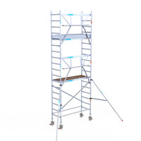 Euroscaffold Euroscaffold Euro 75x190x6,2m werkhoogte enkele voorloopleuning Euroscaffold Euroscaffold Euro 75x190x6,2m werkhoogte enkele voorloopleuning