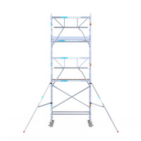 Euroscaffold Euroscaffold Euro 75x190x6,2m werkhoogte enkele voorloopleuning Euroscaffold Euroscaffold Euro 75x190x6,2m werkhoogte enkele voorloopleuning