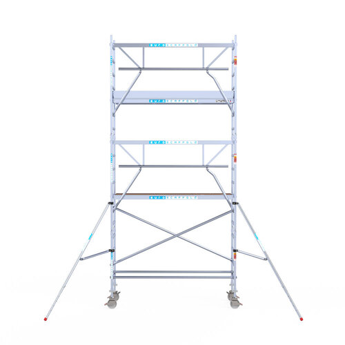 Euroscaffold Euroscaffold Euro 75x250x6,2m werkhoogte enkele voorloopleuning