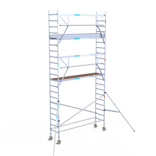 Euroscaffold Euroscaffold Euro 75x305x7,2m werkhoogte enkele voorloopleuning