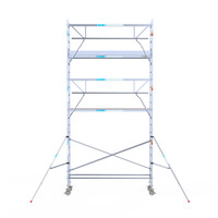 Euroscaffold Euroscaffold Euro 75x305x7,2m werkhoogte enkele voorloopleuning