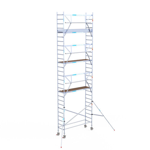 Euroscaffold Euroscaffold Euro 75x250x9,2m werkhoogte enkele voorloopleuning