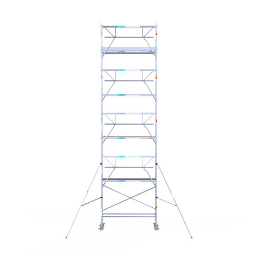 Euroscaffold Euroscaffold Euro 75x250x10,2m werkhoogte enkele voorloopleuning