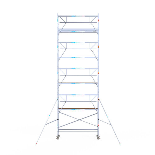 Euroscaffold Euroscaffold Euro 75x305x10,2m werkhoogte enkele voorloopleuning