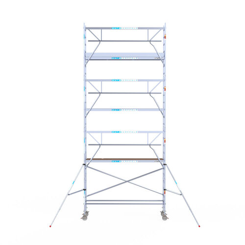 Euroscaffold Euroscaffold Euro 75x305x8,2m werkhoogte carbon vloer enkele voorloopleuning