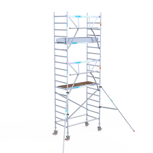 Euroscaffold Euroscaffold Euro 90x190x6,2m werkhoogte enkele voorloopleuning