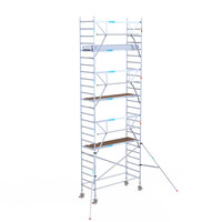 Euroscaffold Euroscaffold Euro 90x250x8,2m werkhoogte enkele voorloopleuning Euroscaffold Euroscaffold Euro 90x250x8,2m werkhoogte enkele voorloopleuning