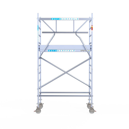 Euroscaffold Euroscaffold Euro 90x190x4,2m werkhoogte carbon vloer enkele voorloopleuning