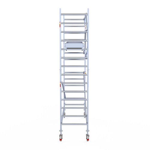 Euroscaffold Euroscaffold Euro 90x305x5,2m werkhoogte carbon vloer enkele voorloopleuning