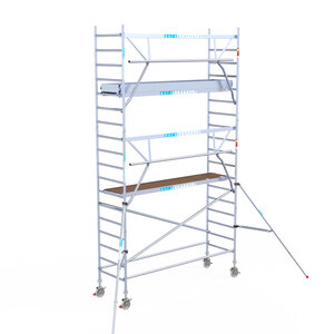 Euroscaffold Euro 90x305x6,2m werkhoogte carbon vloer enkele voorloopleuning