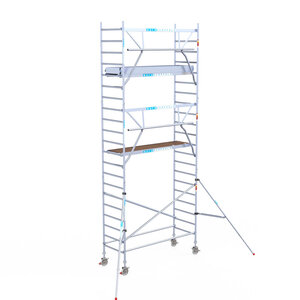 Euroscaffold Euroscaffold Euro 90x250x7,2m werkhoogte carbon vloer enkele voorloopleuning Euroscaffold Euroscaffold Euro 90x250x7,2m werkhoogte carbon vloer enkele voorloopleuning