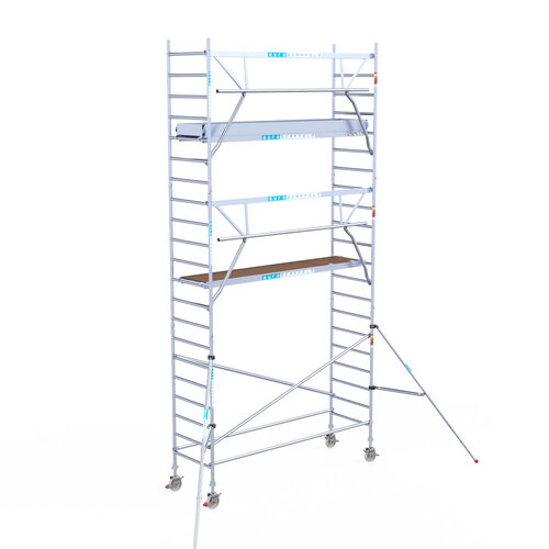 Euroscaffold Euroscaffold Euro 90x305x7,2m werkhoogte carbon vloer enkele voorloopleuning