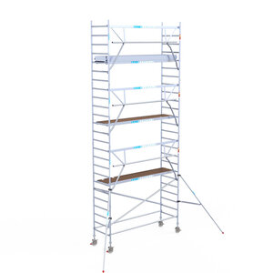 Euroscaffold Euro 90x305x8,2m werkhoogte carbon vloer enkele voorloopleuning