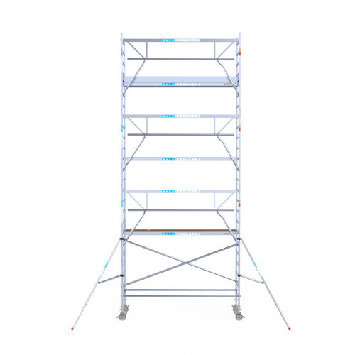 Euroscaffold Euroscaffold Euro 90x305x8,2m werkhoogte carbon vloer enkele voorloopleuning