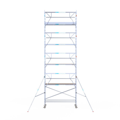 Euroscaffold Euroscaffold Euro 90x305x10,2m werkhoogte carbon vloer enkele voorloopleuning