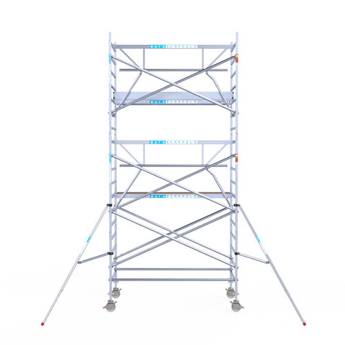 Euroscaffold Euroscaffold Euro 135x250x6,2m werkhoogte enkele voorloopleuning