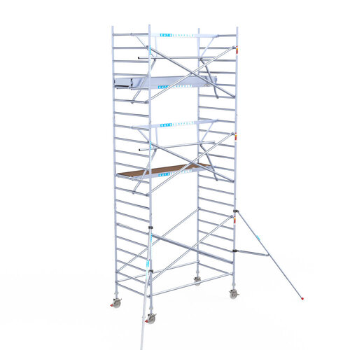 Euroscaffold Euroscaffold Euro 135x250x7,2m werkhoogte enkele voorloopleuning