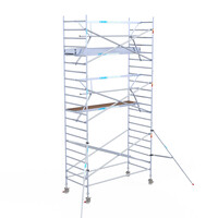 Euroscaffold Euroscaffold Euro 135x305x7,2m werkhoogte enkele voorloopleuning Euroscaffold Euroscaffold Euro 135x305x7,2m werkhoogte enkele voorloopleuning