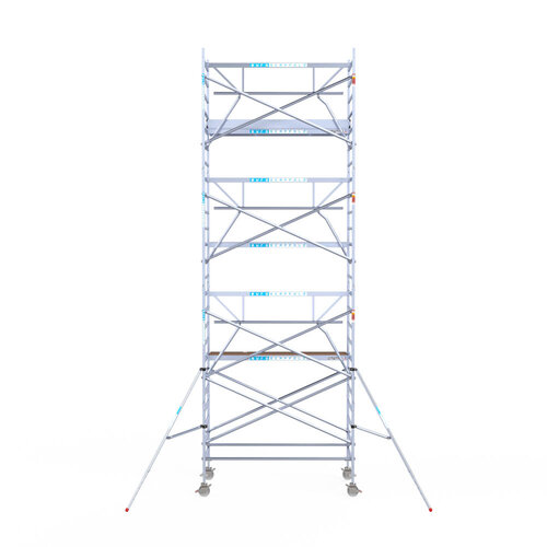 Euroscaffold Euroscaffold Euro 135x250x8,2m werkhoogte enkele voorloopleuning