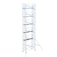 Euroscaffold Euroscaffold Euro 135x305x13,2m werkhoogte enkele voorloopleuning Euroscaffold Euroscaffold Euro 135x305x13,2m werkhoogte enkele voorloopleuning