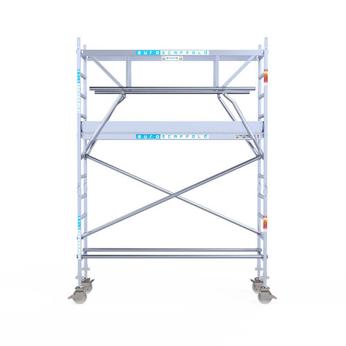 Euroscaffold Euroscaffold Euro 75x250x4,2m werkhoogte dubbele voorloopleuning