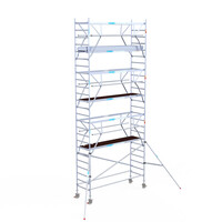 Euroscaffold Euroscaffold Euro 90x305x8,2m werkhoogte dubbele voorloopleuning